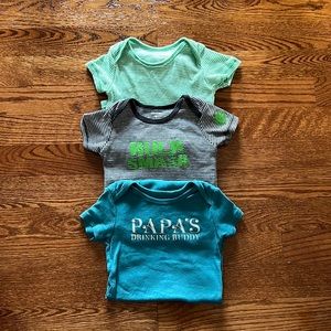 Set of Three Unisex Onesies, 9 month Carters